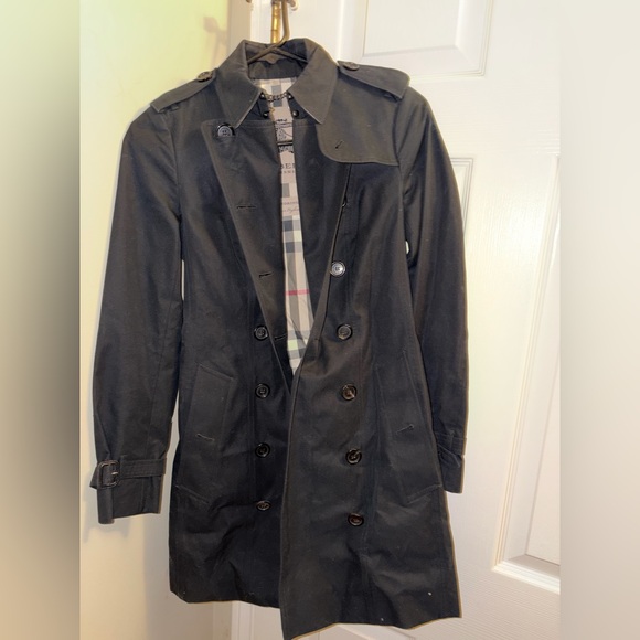 Burberry Black Trench Coat - Picture 4 of 4